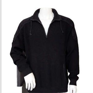 Paul & Shark Yachting 1/4 Zip 100% Wool Knit Sweater Italy